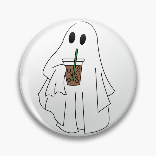 Item preview, Ghost drinking coffee designed and sold by Lizet Muñiz.