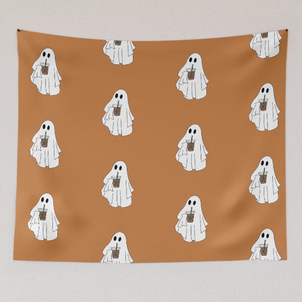 Item preview, Ghost drinking coffee designed and sold by Lizet Muñiz.