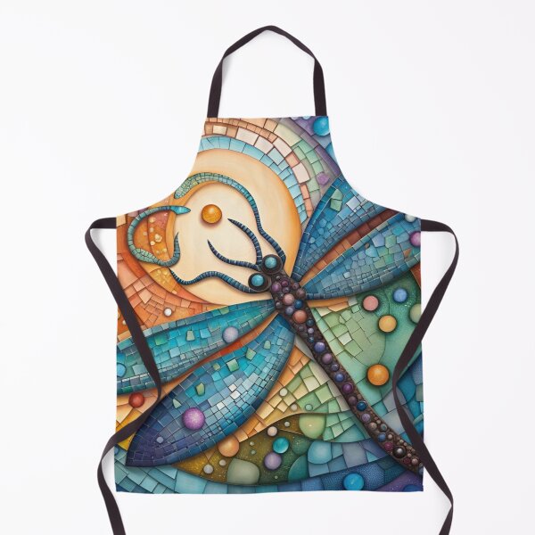 Item preview, Colorful Mosaic Dragonfly Nature designed and sold by purplesensation.