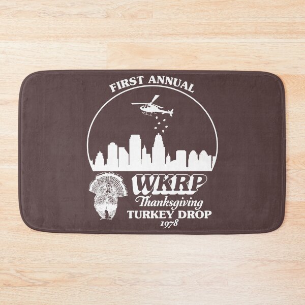 Item preview, WKRP Thanksgiving Turkey Drop designed and sold by TeeArcade84.
