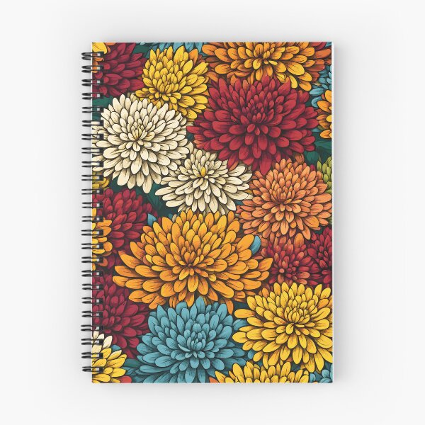 Item preview, Chrysanthemum Flowers Pattern designed and sold by WildlifeInc.