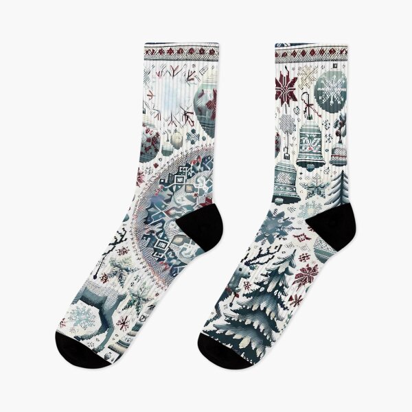 Item preview, Winter Pixel Pattern designed and sold by NeatSplash.