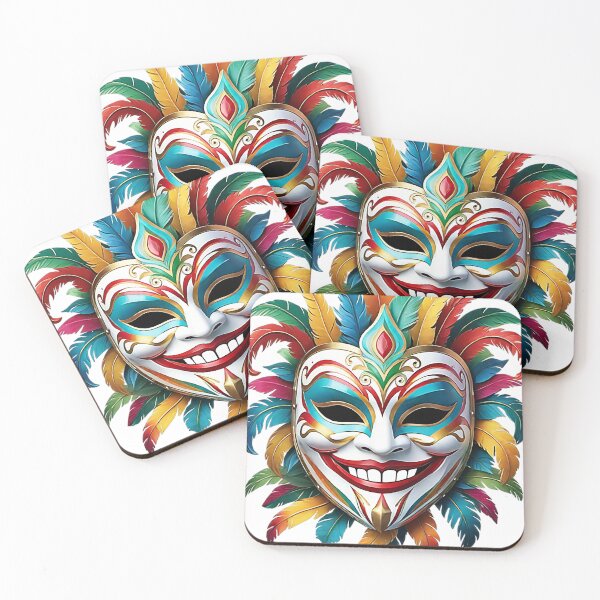 Item preview, Happy Looking Festival Mask designed and sold by likbatonboot.