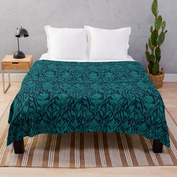 Item preview, Green vines and big leaves in black background designed and sold by Carlos Gudino.