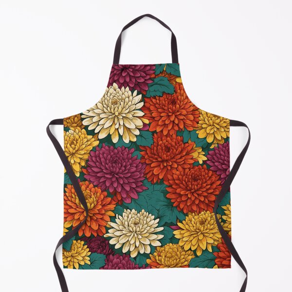 Item preview, Chrysanthemum Flowers Pattern designed and sold by WildlifeInc.