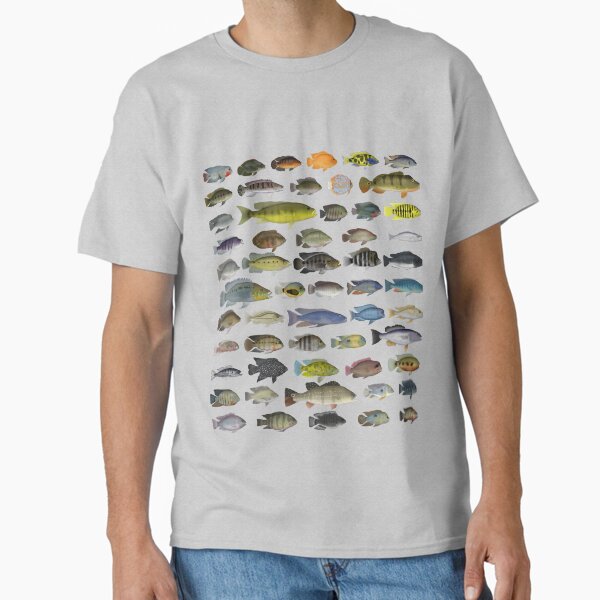 Artikel-Vorschau von Cichlid Group, designt und verkauft von fishfolkart.