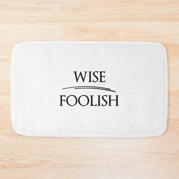Item preview, WISE FOOLISH The design of Antonyms designed and sold by IssaraStudio.