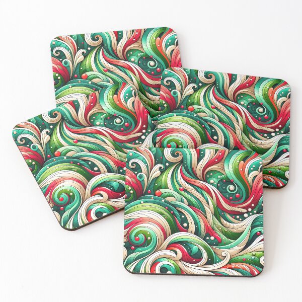 Item preview, Green and Red Holiday Pattern designed and sold by NeatSplash.