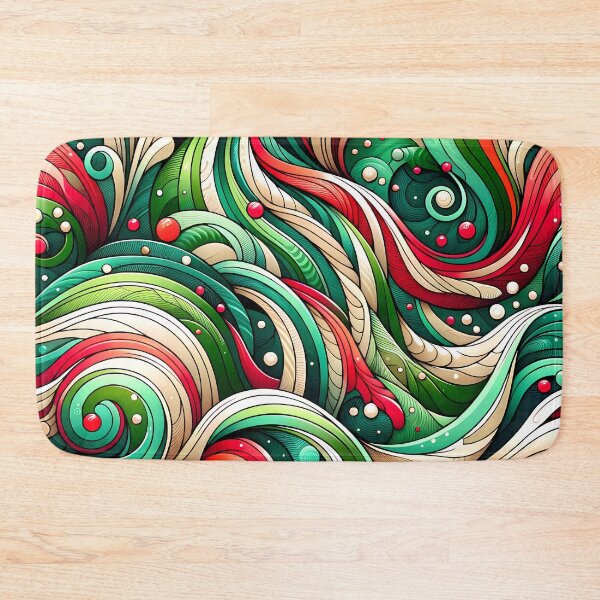 Item preview, Green and Red Holiday Pattern designed and sold by NeatSplash.