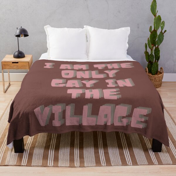 Item preview, Little Britain I am The Only Gay in the Village Bright Brown Version designed and sold by beddreams.