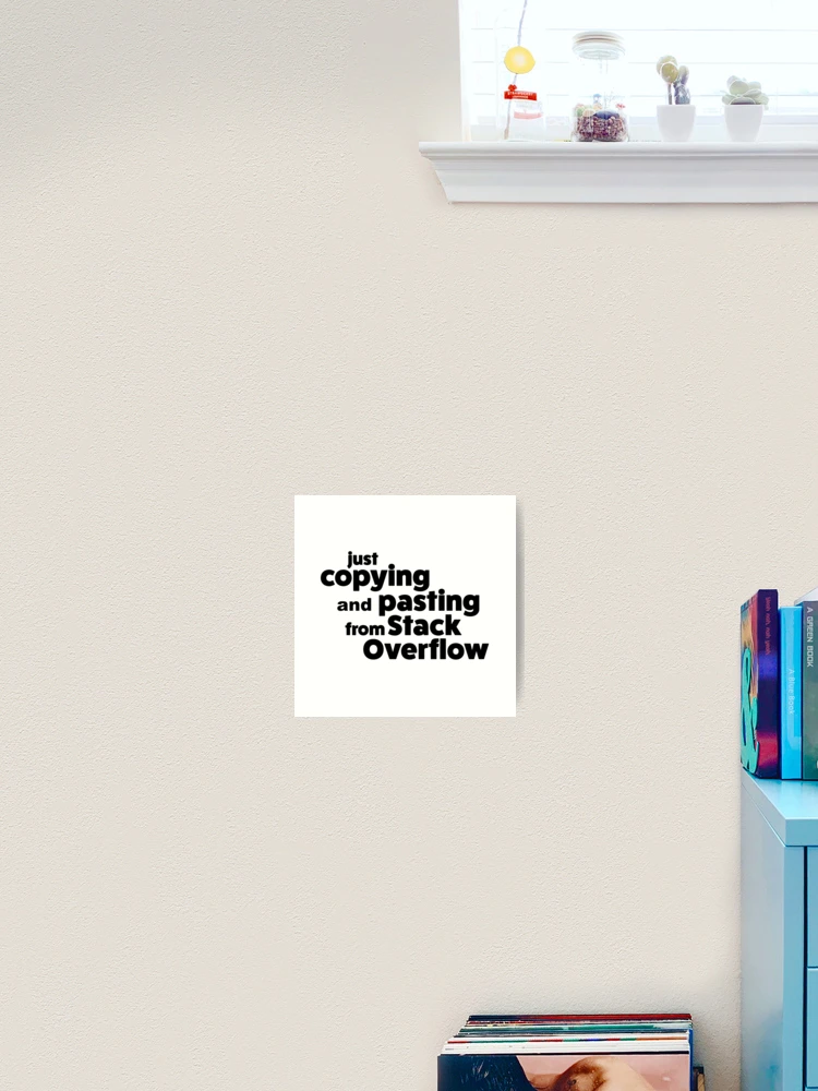 Thumbnail 2 of 3, Art Print, Stack Overflow designed and sold by KeepOnCoding.