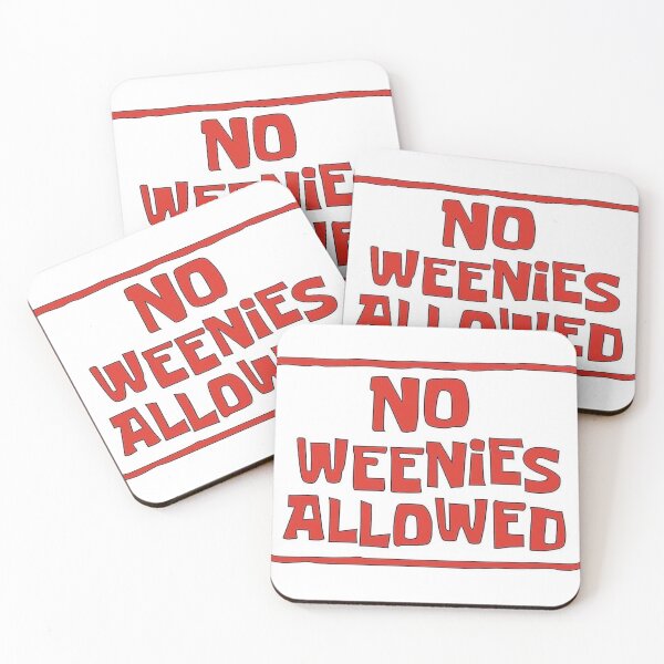 Item preview, No Weenies Allowed SpongeBob SquarePants designed and sold by mainstreammarin.