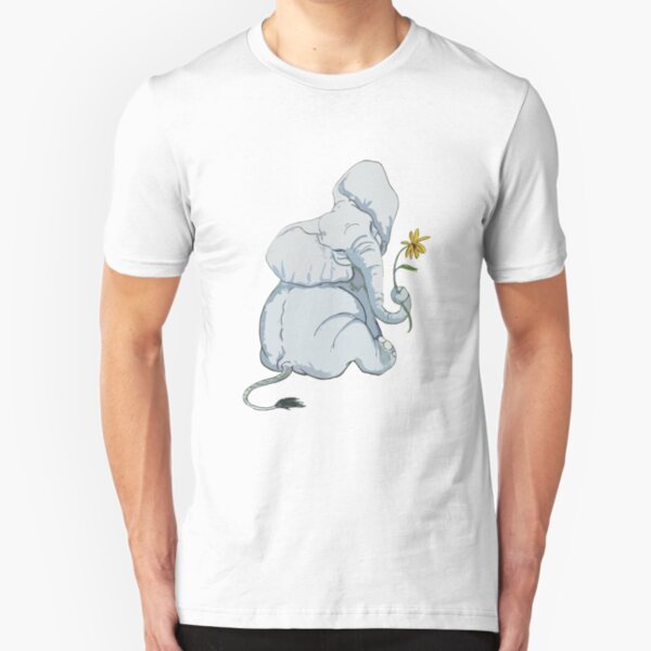 Friendly Elephant Slim Fit T-Shirt