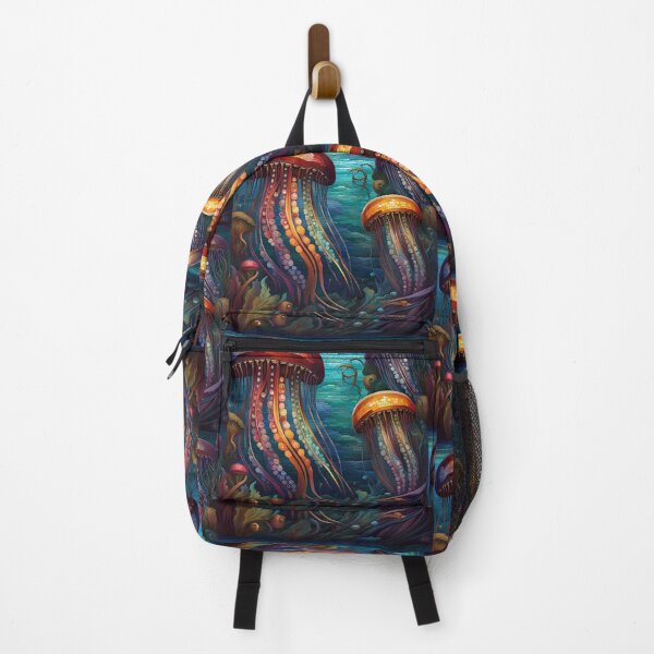 Item preview, Mosaic Jellyfish Under the Blue Sea designed and sold by purplesensation.