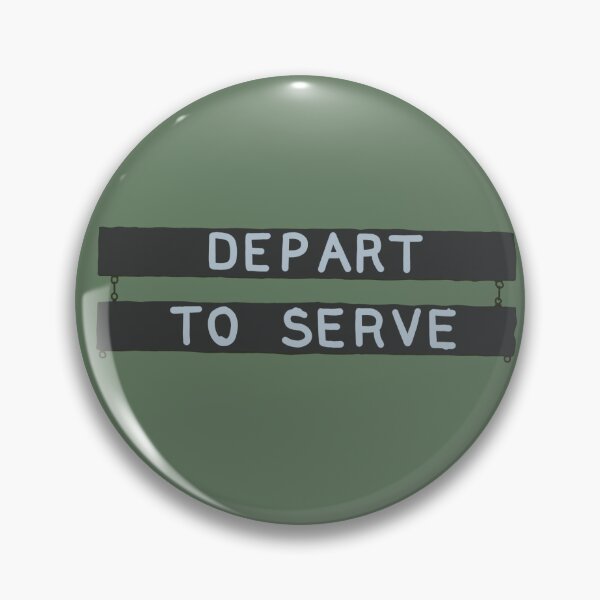 Item preview, Depart to serve sign designed and sold by elliedilworth.