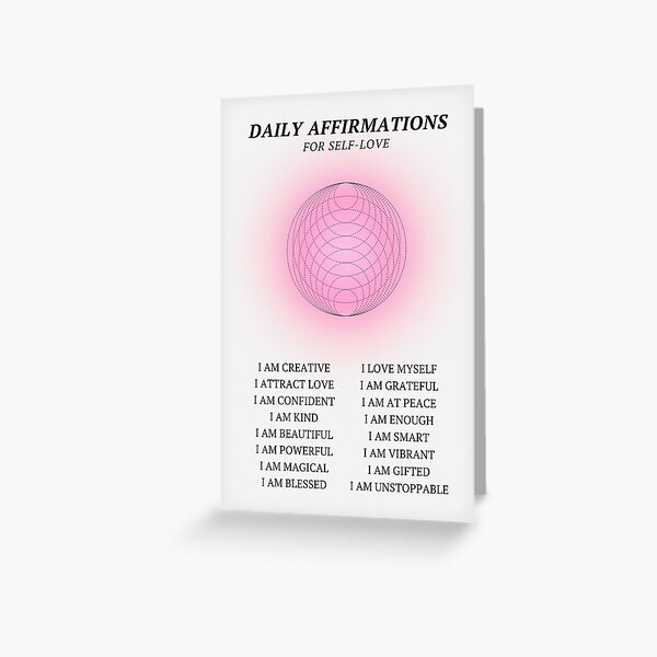 Artikel-Vorschau von Positive Affirmationen, sanfte Erinnerungen, körniges Farbverlaufsrosa, designt und verkauft von mystikwhale.
