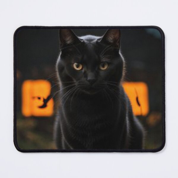 Item preview,  cat, devil, pumpkins, halloween,moonlight designed and sold by EkkaArt.