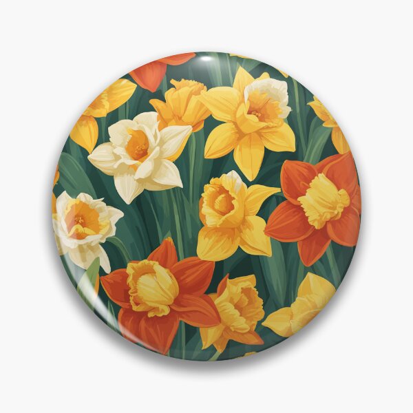 Item preview, Daffodil Flower Pattern designed and sold by WildlifeInc.