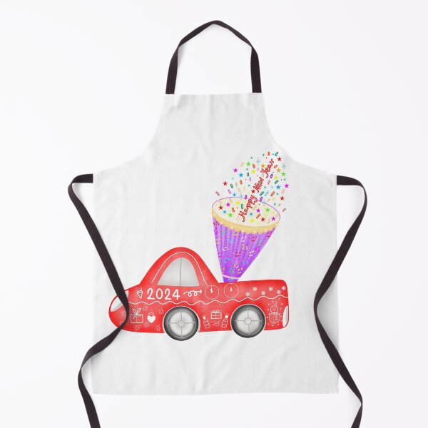 Item preview, Happy new year 2024 cute car. designed and sold by Onanong2531.