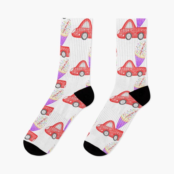Item preview, Happy new year 2024 cute car. designed and sold by Onanong2531.