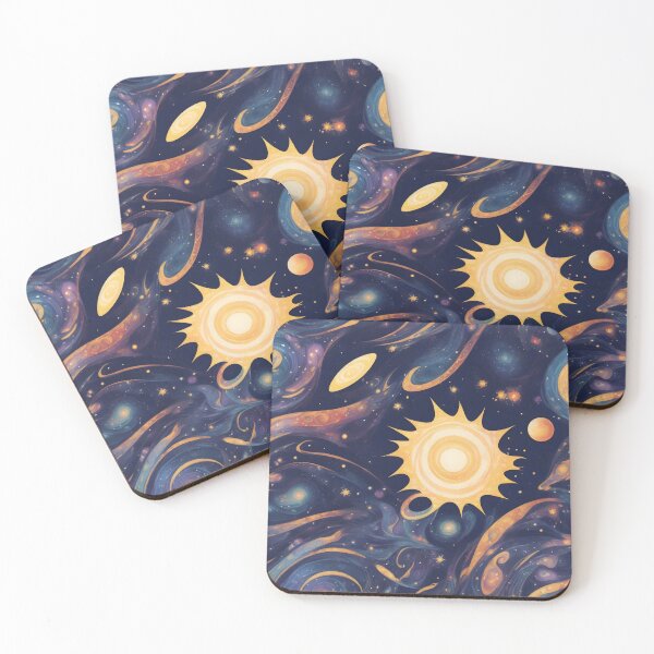 Item preview, Watercolor Space Pattern Minimalist art designed and sold by LynZorHome.