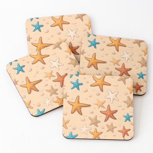 Item preview, Starfish on beach designed and sold by WildLadyWood.