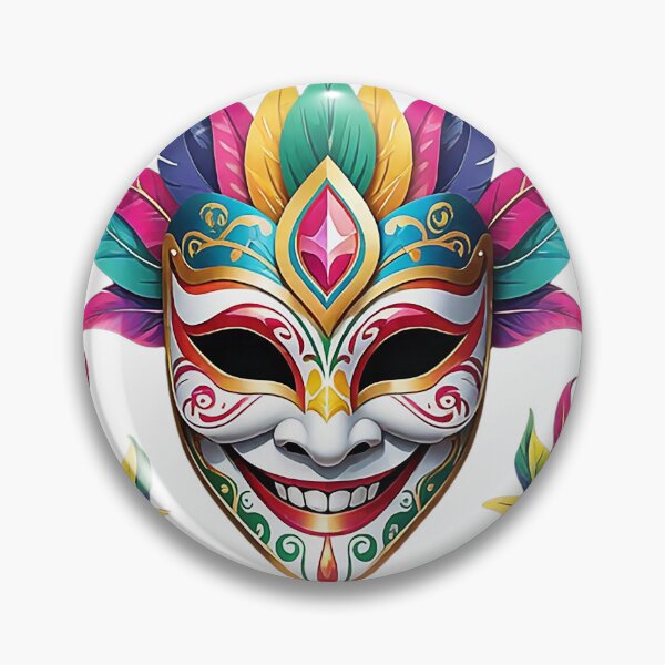 Item preview, Happy Looking Festival Mask designed and sold by likbatonboot.