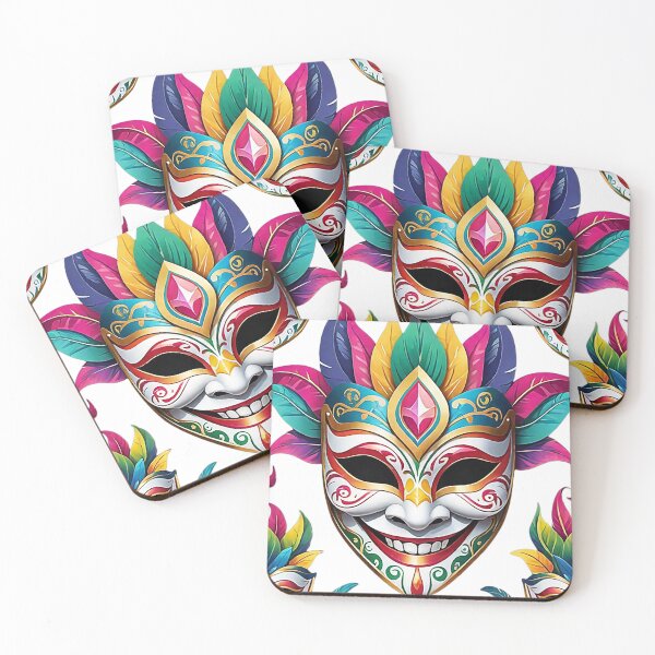 Item preview, Happy Looking Festival Mask designed and sold by likbatonboot.