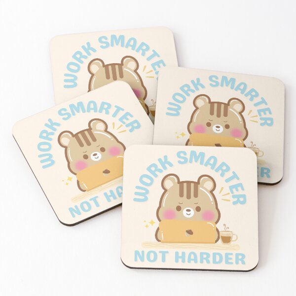 Item preview, Work Smarter Not Harder designed and sold by cutecozynook.