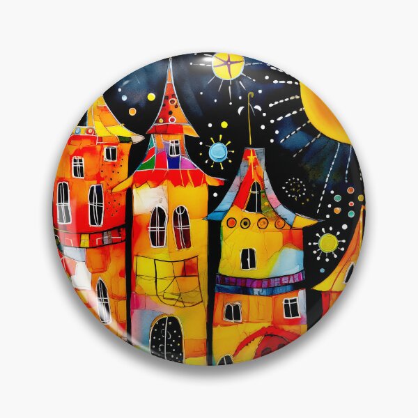 Item preview, "Whimsical Cityscape # 48" designed and sold by Glen Allison.