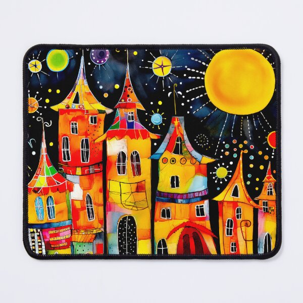 Item preview, "Whimsical Cityscape # 48" designed and sold by Glen Allison.