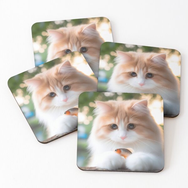 Item preview, Cat and fish.#3 designed and sold by ponggun.