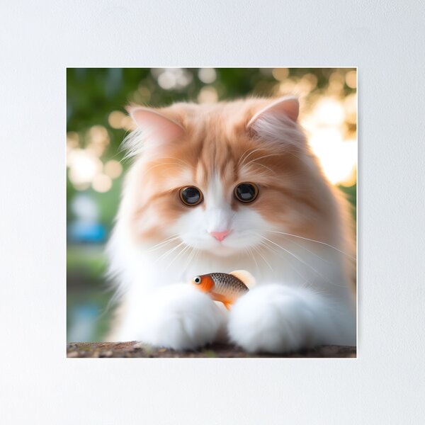 Item preview, Cat and fish.#3 designed and sold by ponggun.