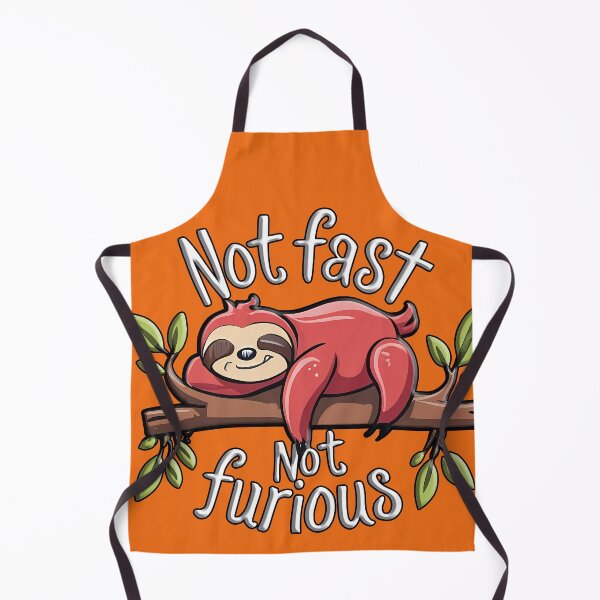 Item preview, Funny Sleeping Sloth Design: Not Fast, Not Furious designed and sold by VirtusMachina.