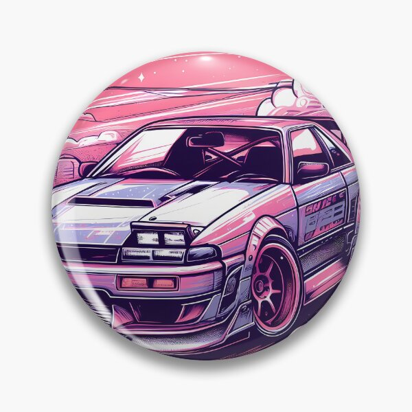 Item preview, JDM Drift Car Pinky Cartoonistic designed and sold by ETVdesign.