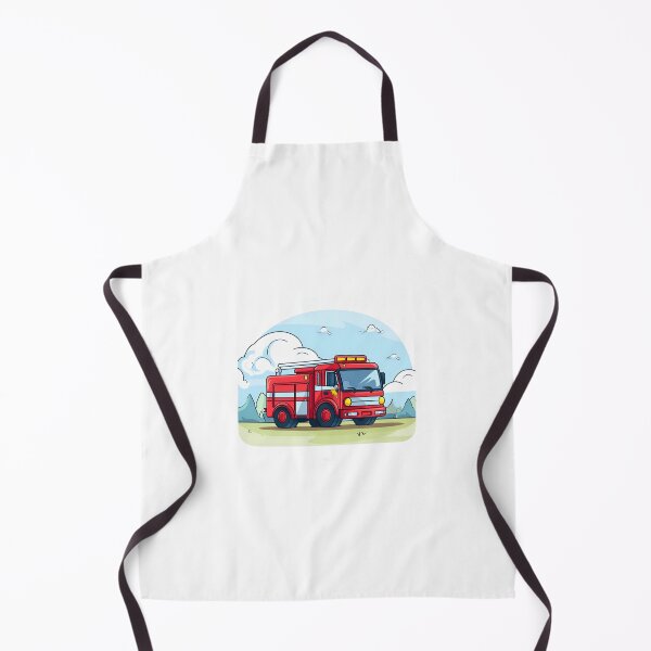 Item preview, Cartoon Style Firetruck Painting Drawing Logo Sticker, wall arts, Art Prints and More designed and sold by Kevin Lou.