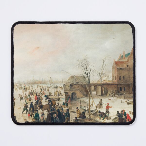 Item preview, Hendrick Avercamp Winter Ice Scene Vintage Town Painting designed and sold by TheSoulOfArt.