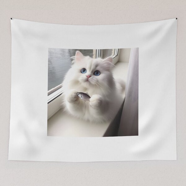 Item preview, Cat and fish.#4 designed and sold by ponggun.