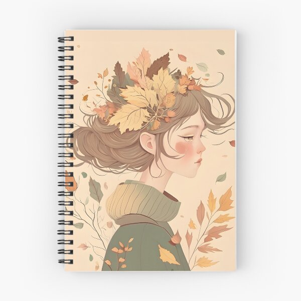 Aperçu de l'œuvre Fille triste en automne créée et vendue par Vinecoco.