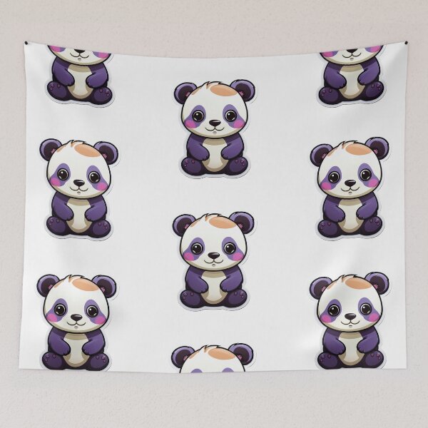 Item preview, Adorable Kawaii Panda Cub - Cute and Charming Wildlife Art designed and sold by UnplainShirt.