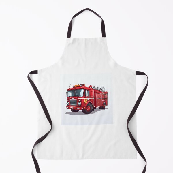Item preview, Cartoon Style Firetruck Painting Drawing Logo Sticker, wall arts, Art Prints and More designed and sold by Kevin Lou.