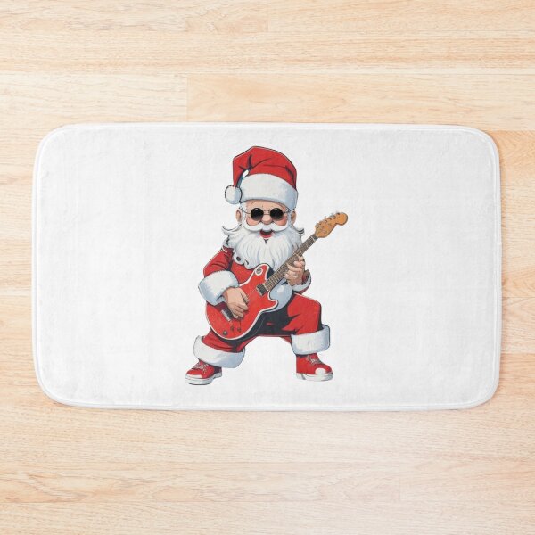 Item preview, Clipart of a cute Santa playing violin.  designed and sold by Vegasstickers.
