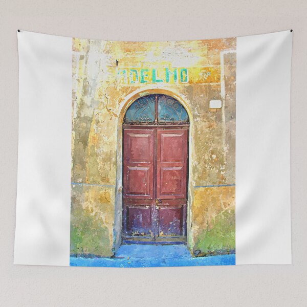 Item preview, Store Door With Old Sign designed and sold by Giuseppe Cocco.