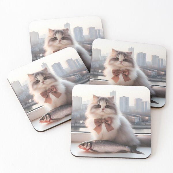Item preview, Cat and fish.#7 designed and sold by ponggun.