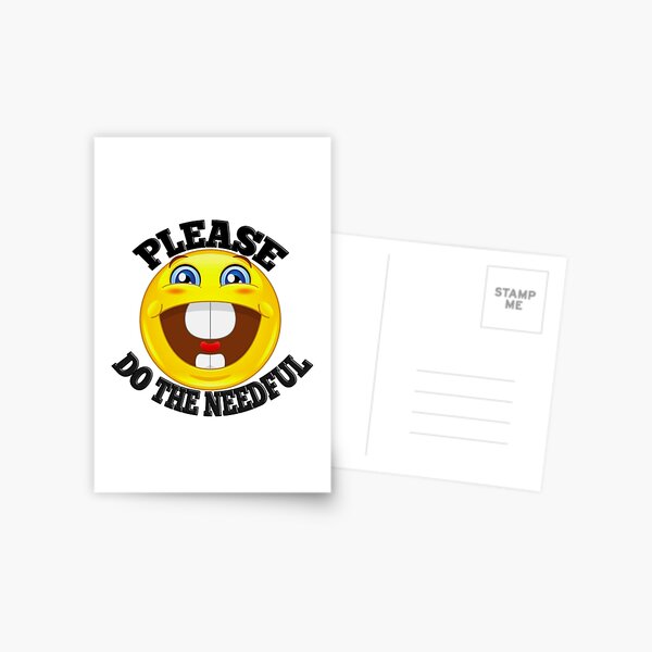 Cursed Stressed Emoji Postcard for Sale by jenmish