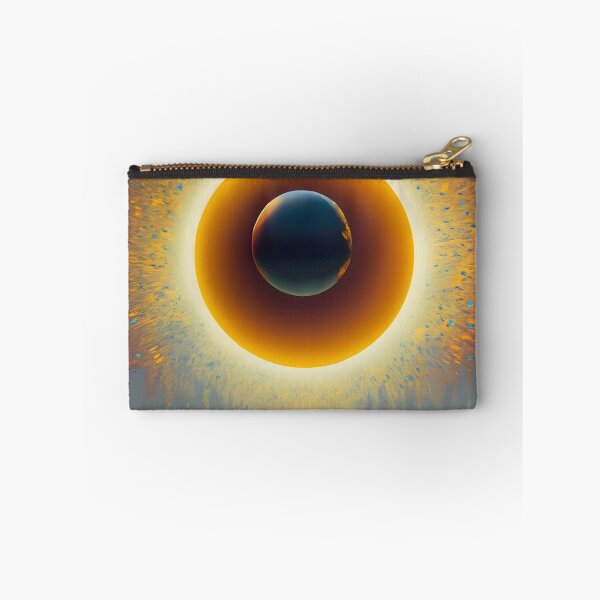 Item preview, Abstract Total Solar Eclipse Sun Moon Phase Earth designed and sold by Lannanun.