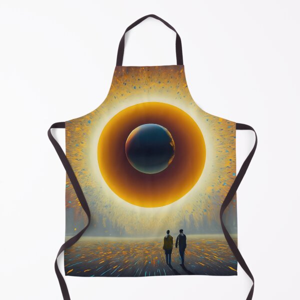 Item preview, Abstract Total Solar Eclipse Sun Moon Phase Earth designed and sold by Lannanun.