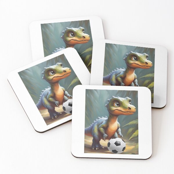 Item preview, Dinosaur soccer designed and sold by Echo Aesthetics.