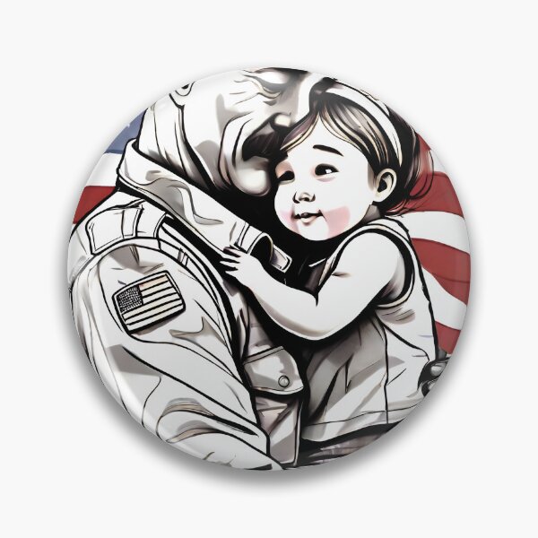 Item preview, girl hugs her grandfather on Veterans Day[emo009] designed and sold by Goodsallday.