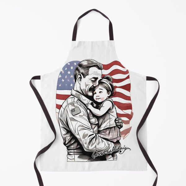 Item preview, girl hugs her grandfather on Veterans Day[emo009] designed and sold by Goodsallday.
